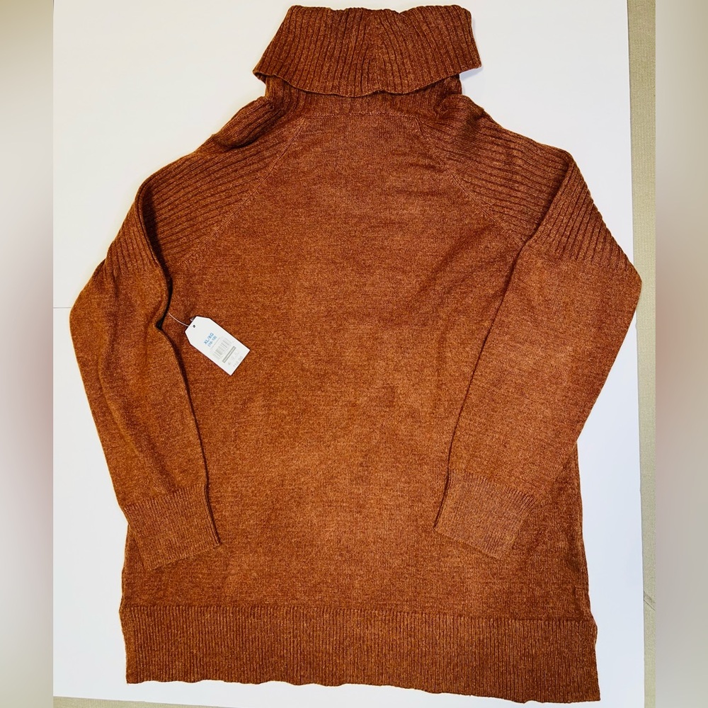 Time&Tru Cozy Brown Turtleneck Sweaters XL